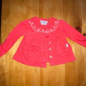 Button up baby jacket